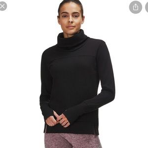 Alo Black Turtleneck Sweatshirt